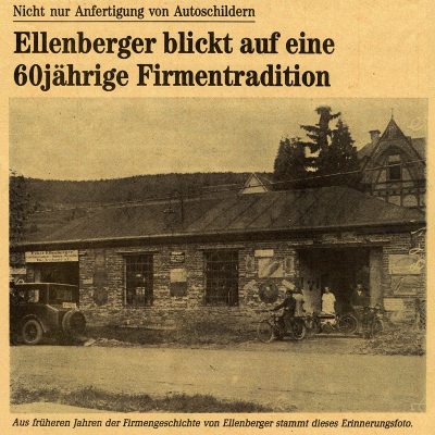 Firma Ellenberger Biedenkopf 1928